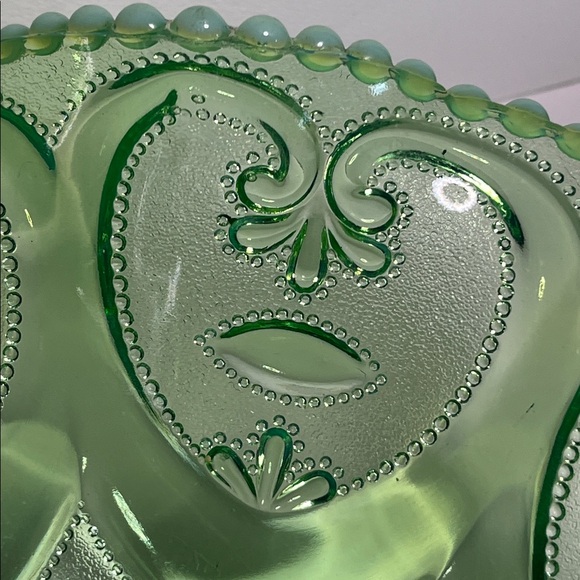 💚 Northwood Glass Co. early 1900s, in their “Scroll with Beads” pattern - Picture 4 of 17